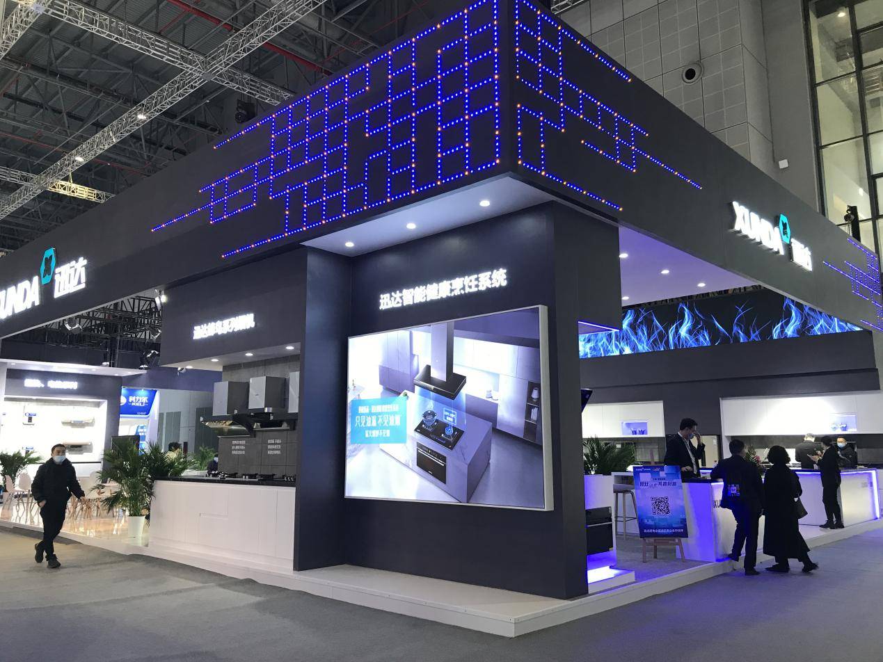 直击awe2021多角度演绎科技硬实力迅达厨电多款产品获好评