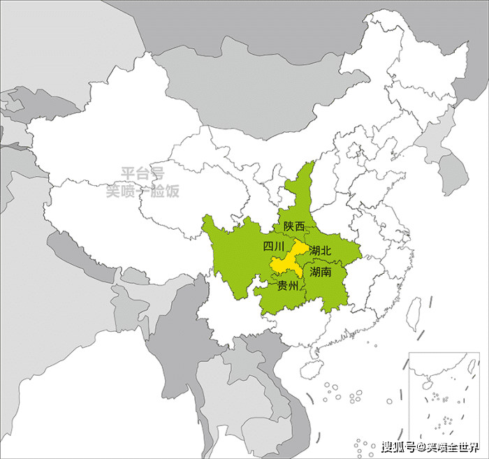 5個鄰居的省份:重慶——四川,陝西,湖北,湖南,貴州.