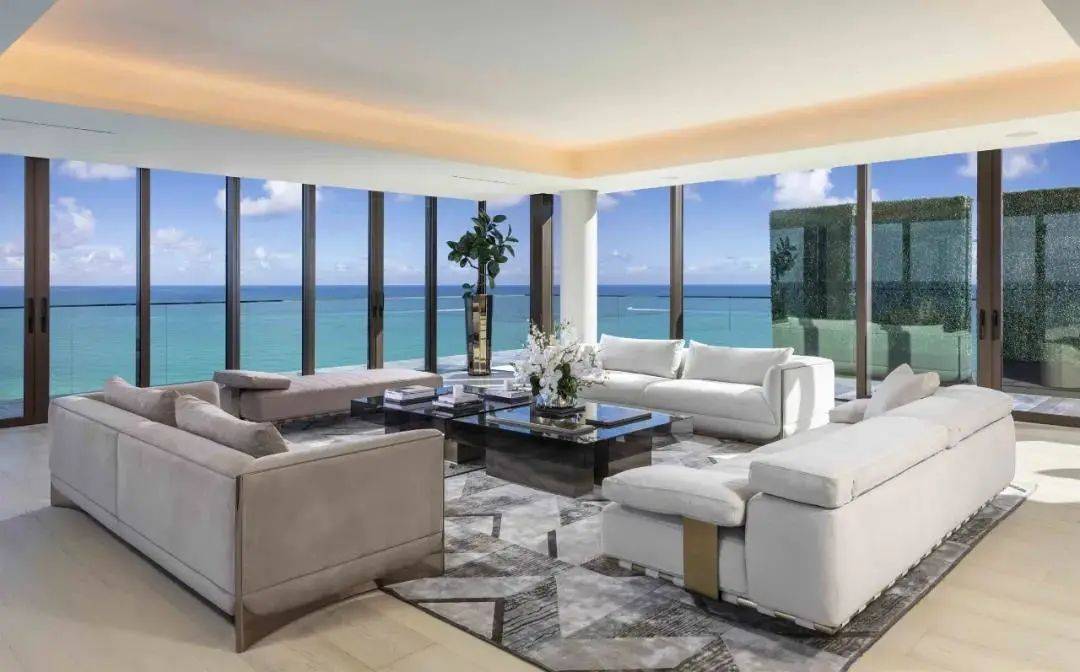 顶层豪宅丨宝格丽御用设计师的2亿豪宅大西洋海岸边最高公寓