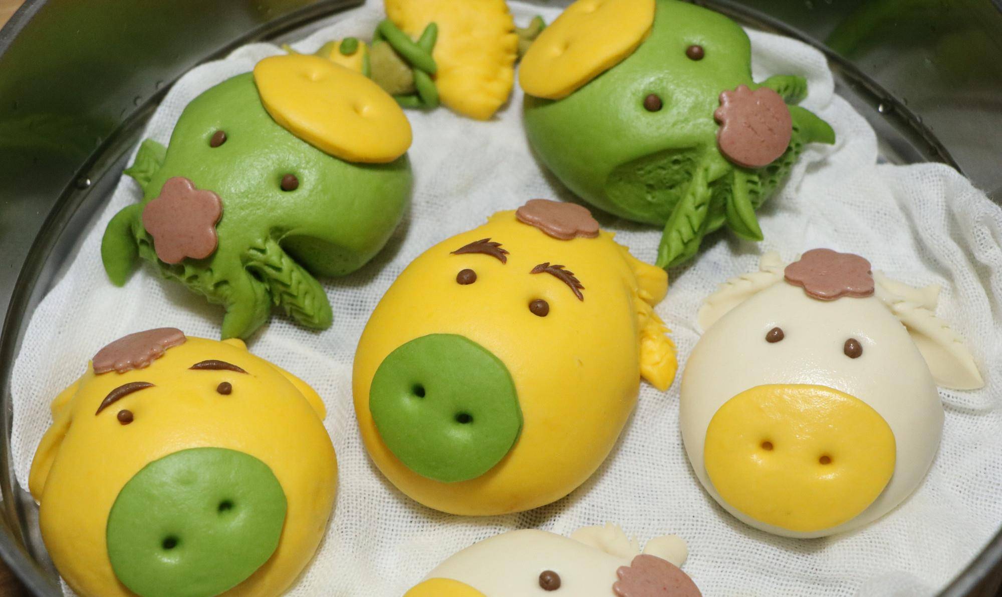 憨态可掬的牛头馒头做法简单吃起来更是别有一番滋味