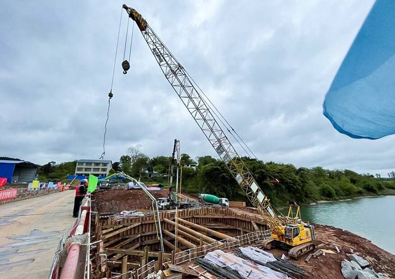 南充嘉陵江特大橋建成後,將連通南充市高坪區龍門街道和順慶區搬罾