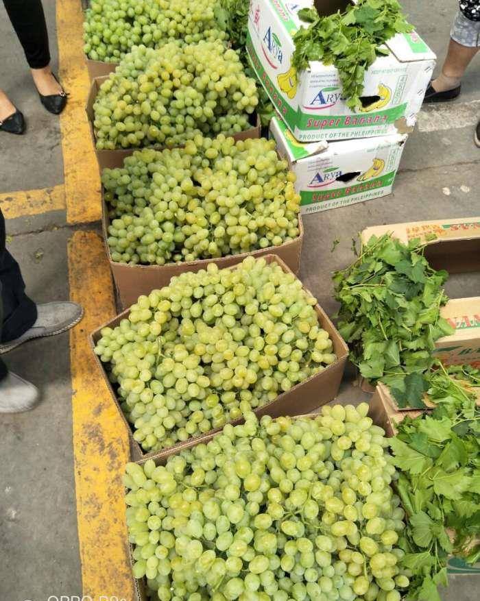 新疆街头的水果, 十块钱一斤的葡萄, 又大又甜!