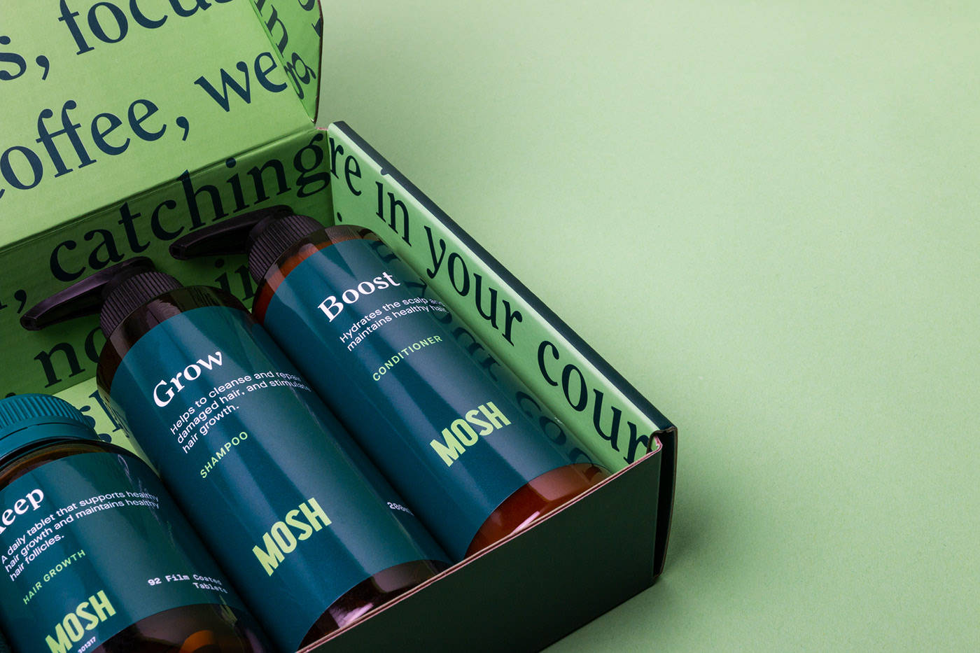 平面设计mosh男性健康诊所品牌形象设计