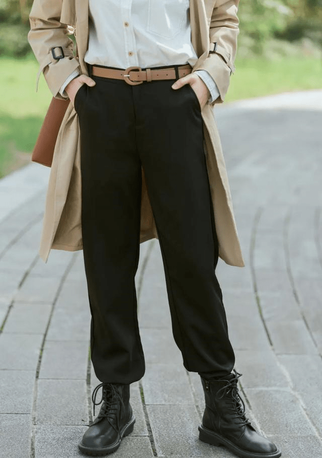 忘掉阔腿裤今春这条裤子才洋气