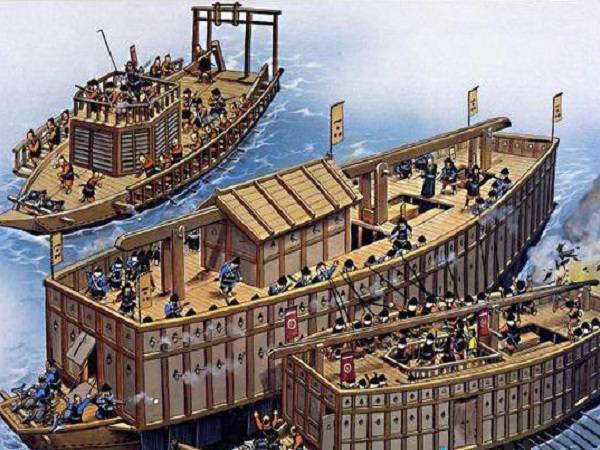 日本战国时代水军"窝里斗",西洋传教士:无法远洋,船会散架的