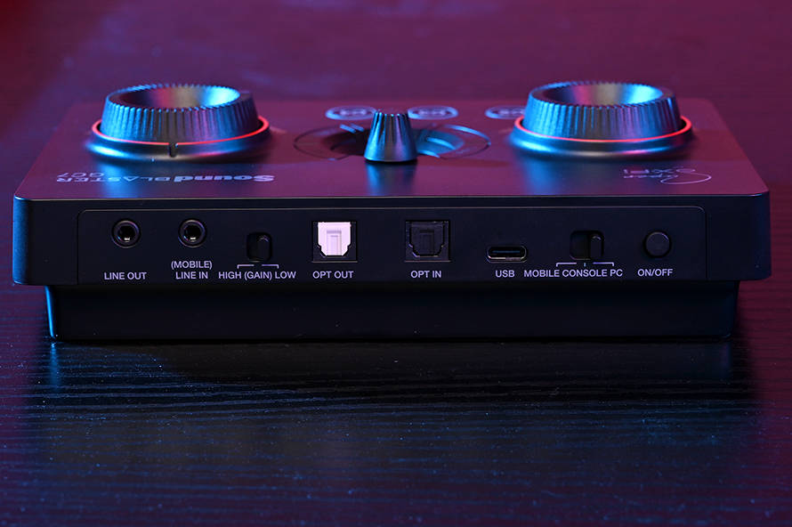 原创一手掌控耳中音效soundblastergc7声卡体验