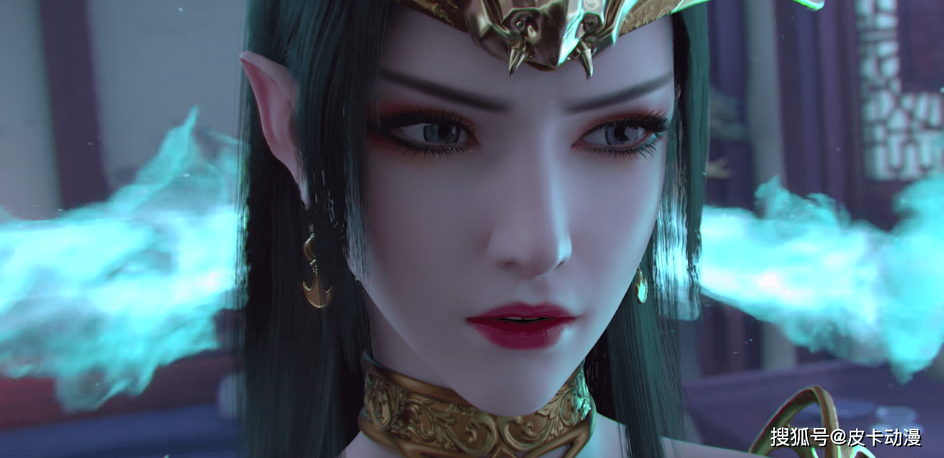 斗破苍穹美杜莎皇帝装曝光头戴冕冠红袍绝了又美又霸气