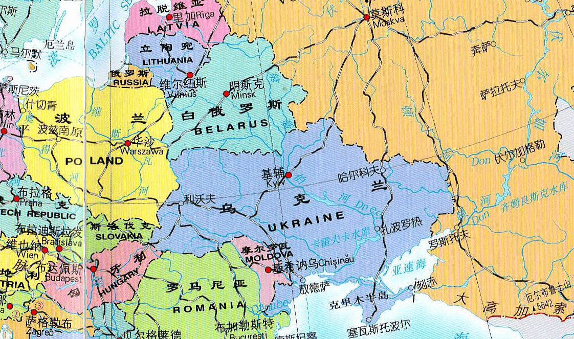 乌克兰基辅位置图片