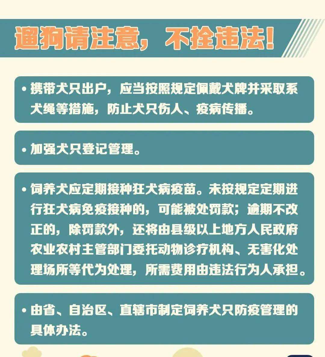 昆明有狗的注意5月1日起施行这件事再做将违法
