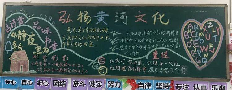 惠济区薛岗小学开展以弘扬黄河文化为主题的班级文化评选活动