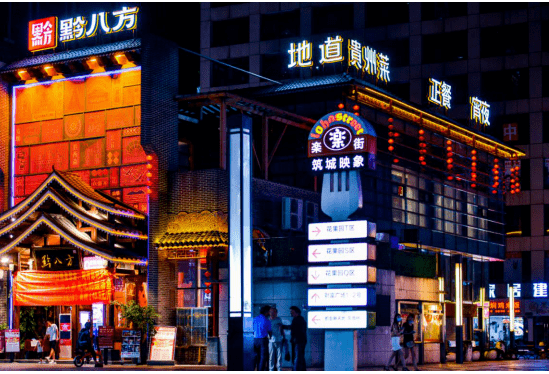 宏立城花果园筑城映象·乐街，这是贵州的文化名片! 筑城映象·乐街