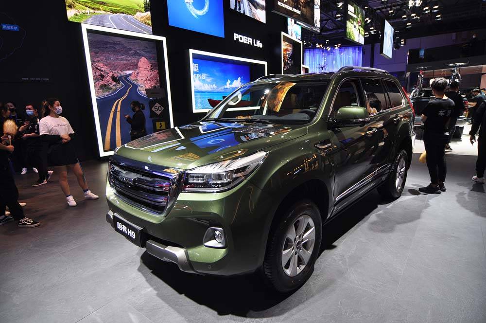 寻觅上海车展纯硬suv,还是销量破10万 的哈弗h9,靠谱!