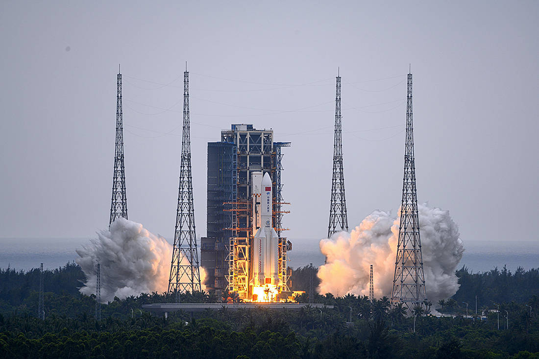 原创中国空间站核心舱发射成功100自主可控未来或成全球唯一空间站