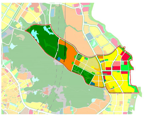 本次修编论证范围为《汕头市濠江区东湖片区控制性详细规划(修编)》的