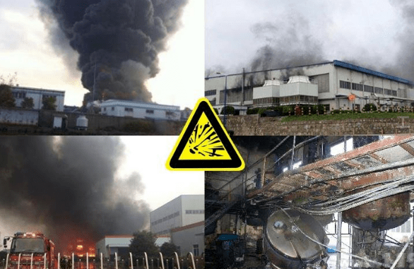 约有 80% 以上的生产车间区域存在爆炸性物质,这里主要是一些vocs气体