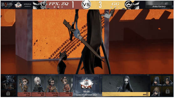pick|第五人格深渊的呼唤IV总决赛 GG vs FPX.ZQ 第三局