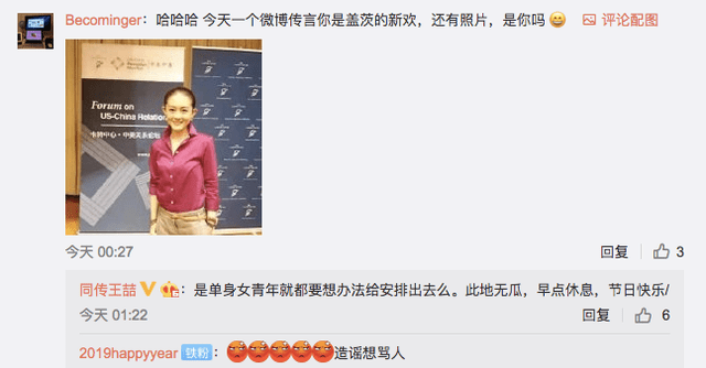 85后女翻译回应"比尔·盖茨新欢"传闻:单身女青年,此地无瓜_王喆