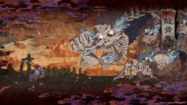 怪物|浮世绘风《月风魔传：不朽之月》截图、立绘 怪物设定图