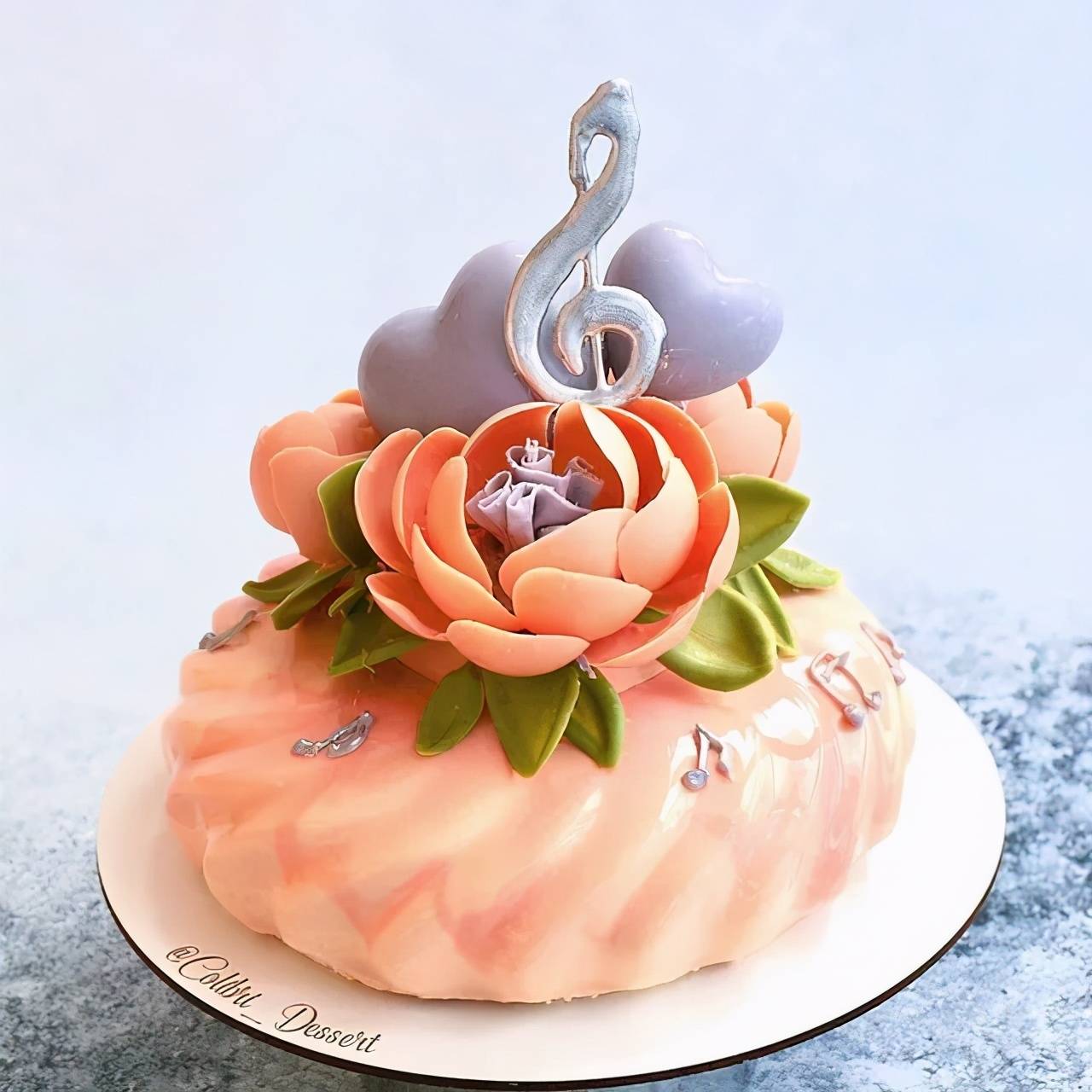 欧美超流行的60余款母亲节专属蛋糕超逼真的牡丹花卉造型最亮眼