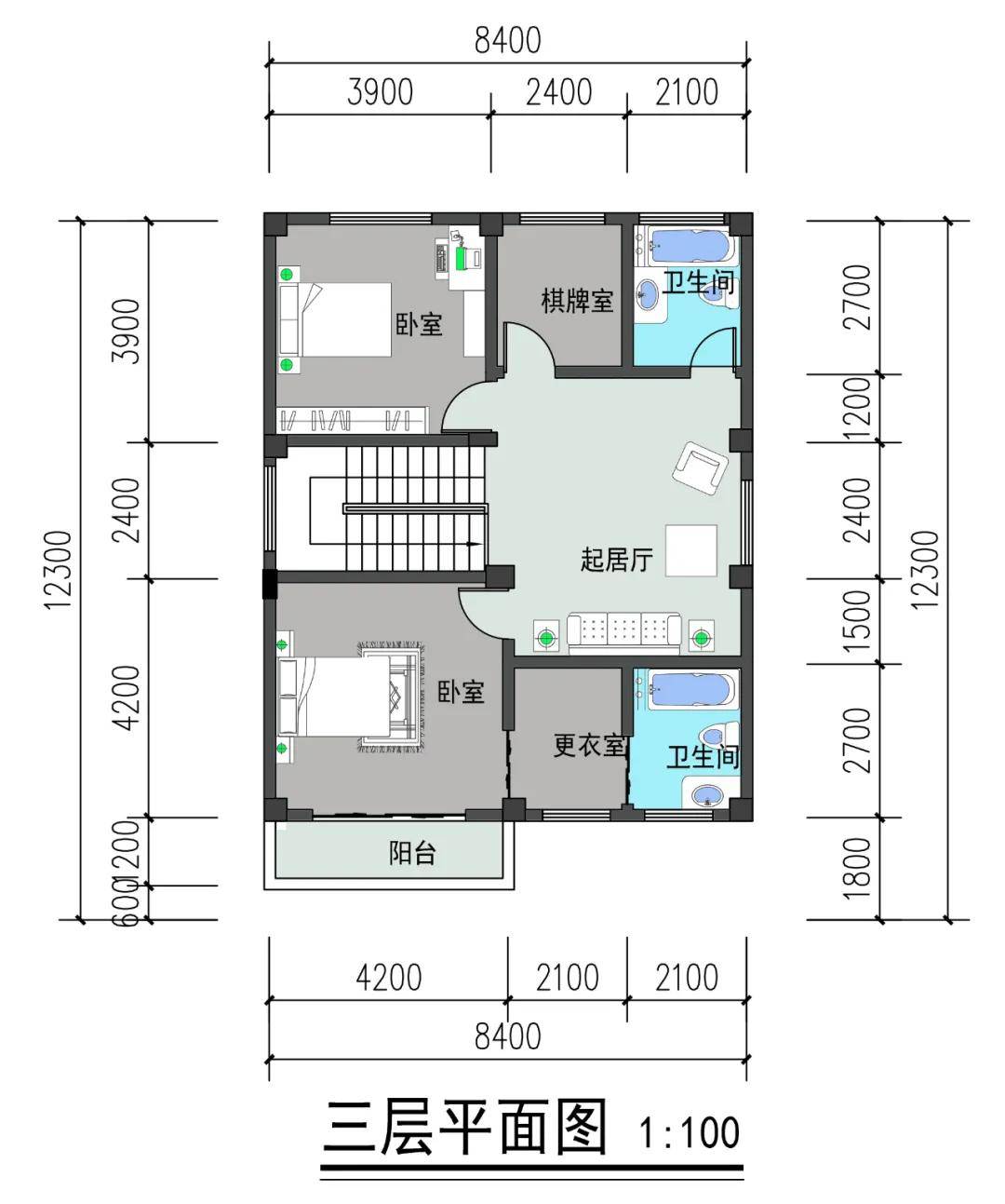 面寬僅8米的農村房子怎麼設計這款歐式別墅圖紙28萬就能建