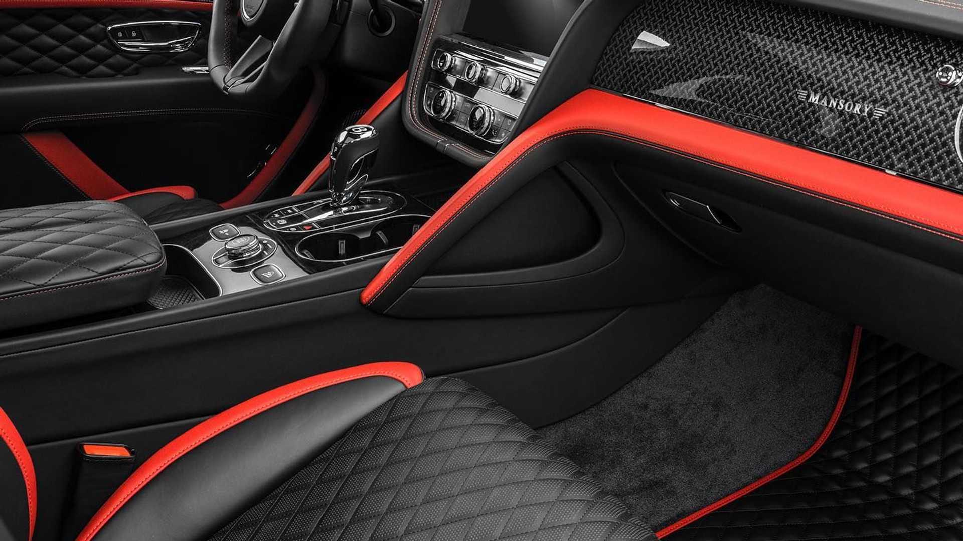 迈莎锐最新宾利添越改装案例大厂也喜欢黑红配色你爱了吗