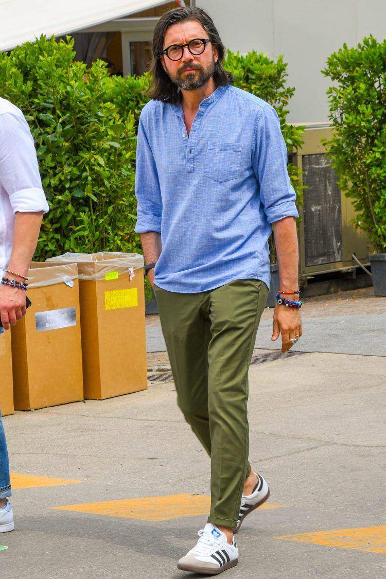 原创衬衫也能穿出花样来这件亨利领文艺时髦让造型告别路人感