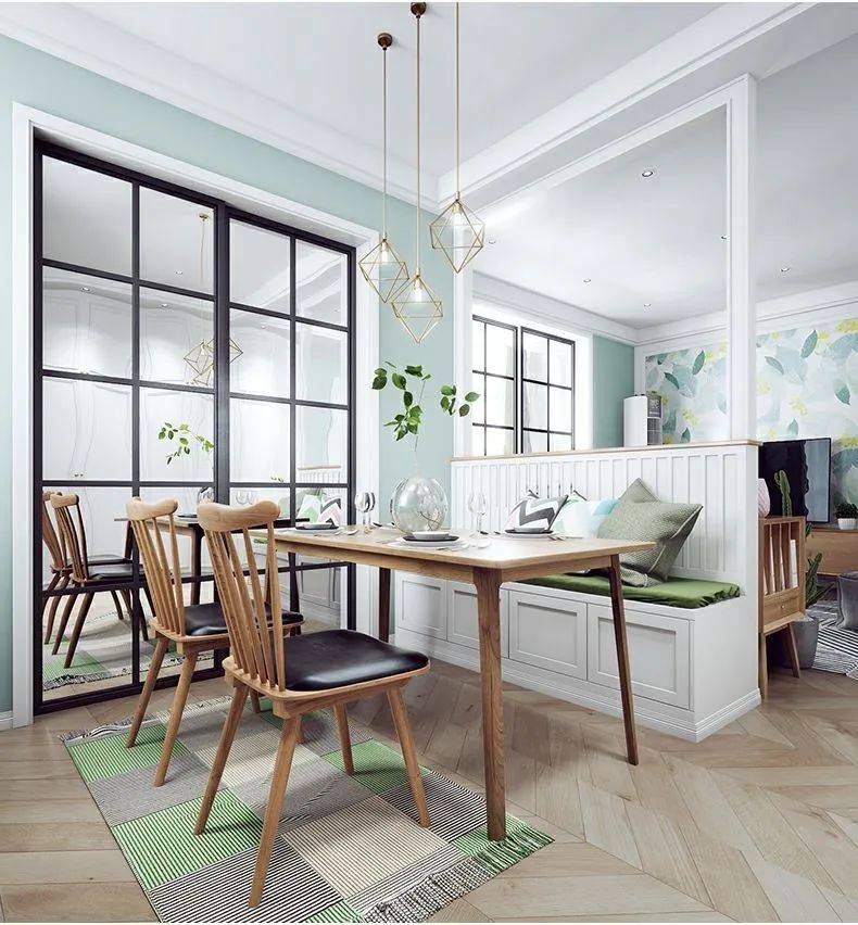 【装修知识】功能与颜值兼具的卡座,原来有这么多种存在方式