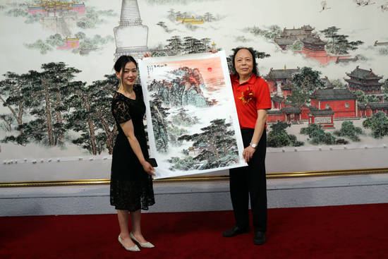 中国楼阁界画大家高福海艺术回顾展在世纪来美术馆隆重举行