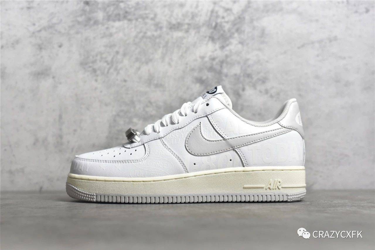 耐克nikeairforce1lowpremiumtollfree3m反光白空军一号运动板鞋