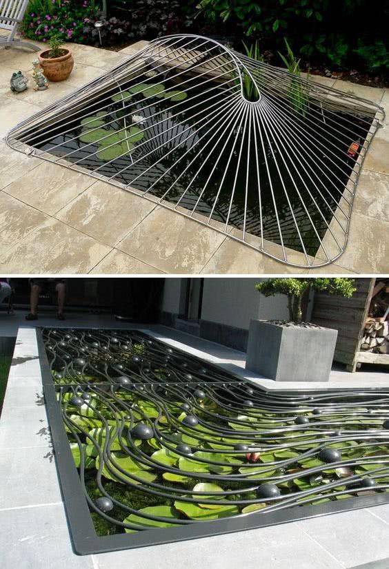 庭院别墅就缺这样的入户景观,家家门口挖水景,搭配汀步才有感觉_设计