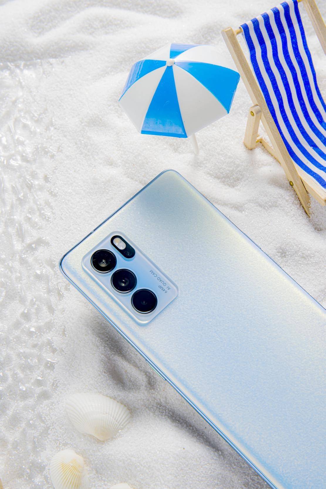 阳光海浪沙滩opporeno6的夏日图赏