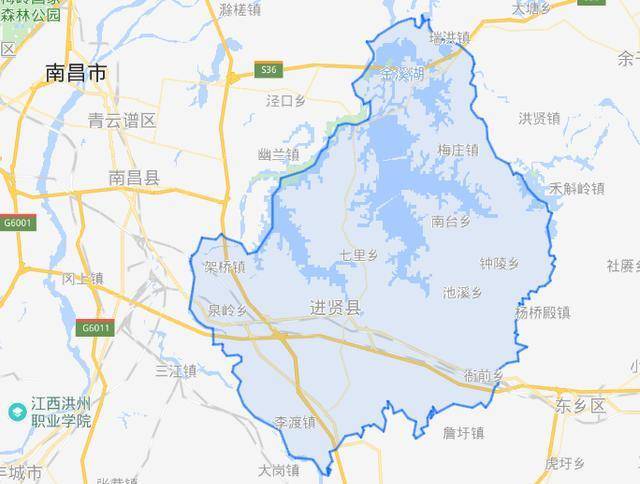 江西省一个县,人口超80万,距南昌市60公里!