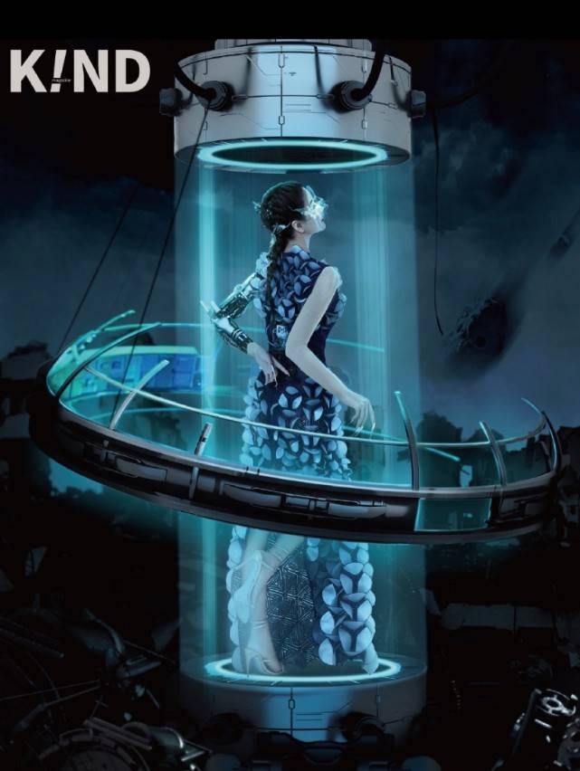 angelababy拍虚拟人物首封:科技感太强,创新精神一直在