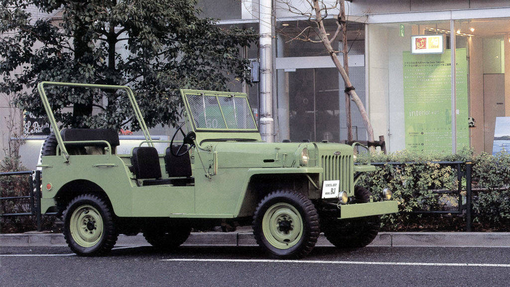 日本军用吉普车图片
