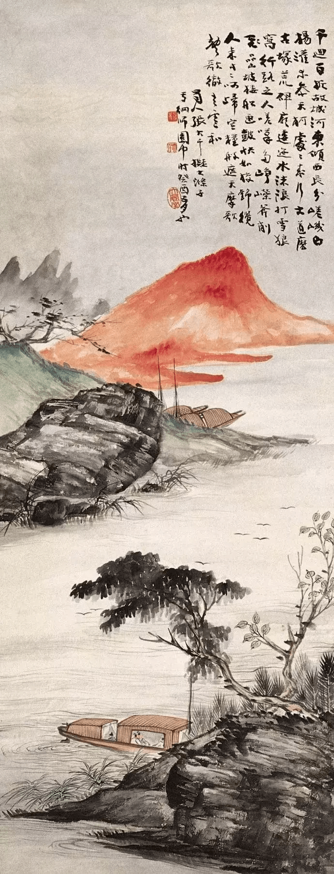 张大千青绿山水60幅，收藏！_搜狐网