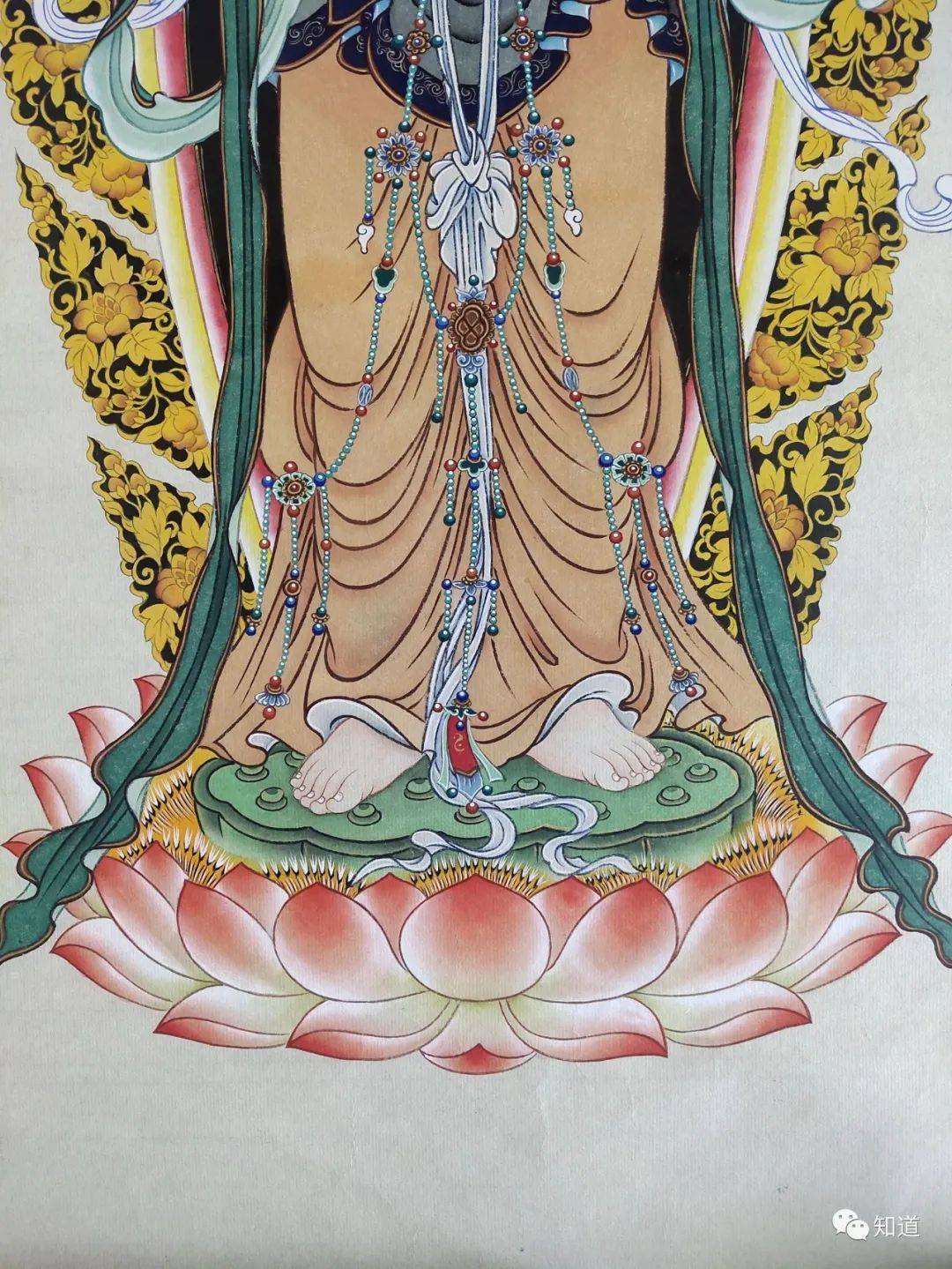 knowart丨郑小语佛画 《圣观音图》