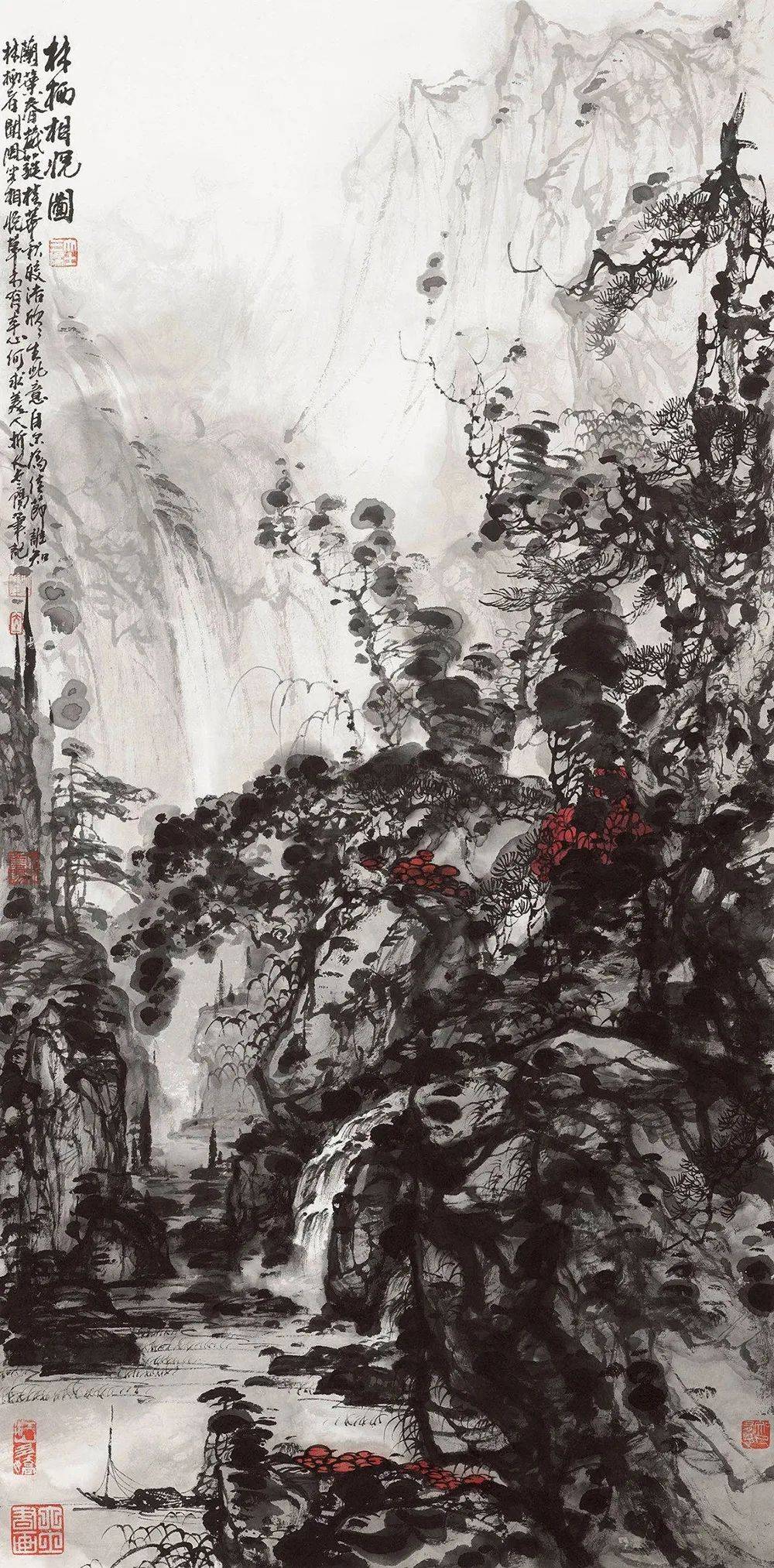 「大土三阳」｜丹青追梦 水墨本色-中国当代书画名家个人云展览_山水画