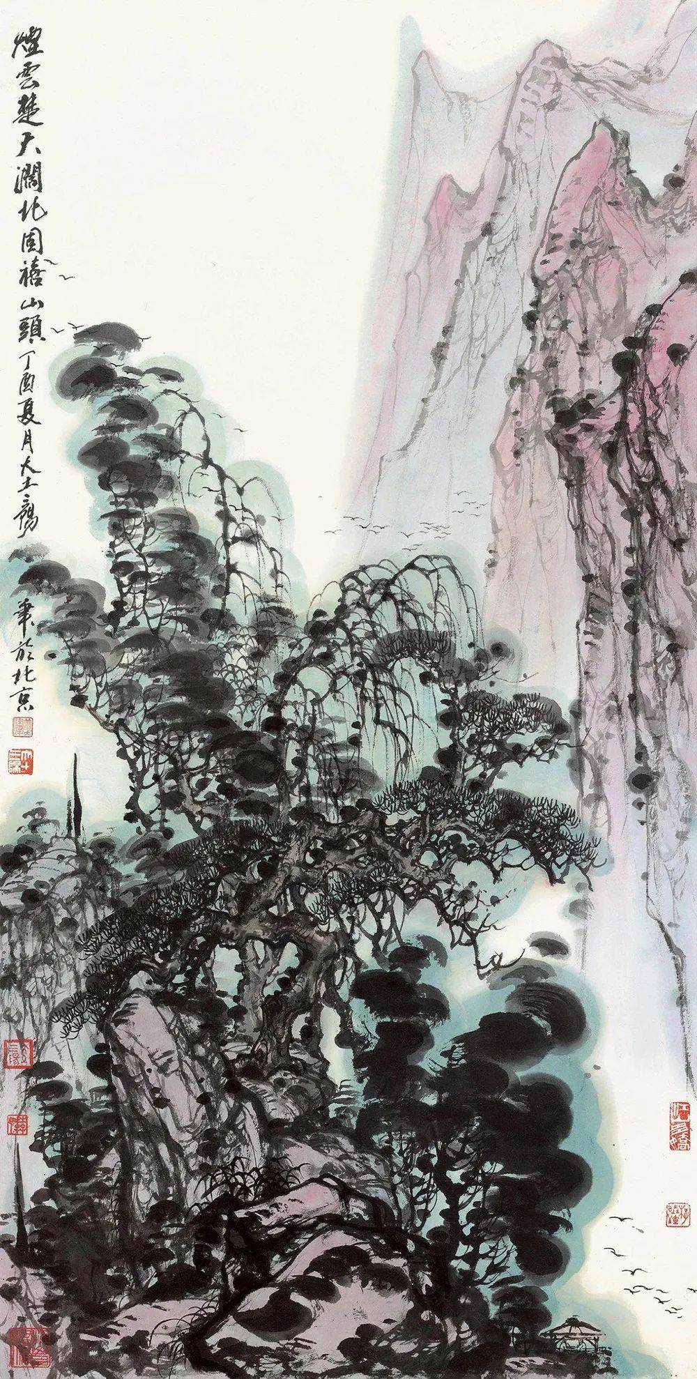 「大土三阳」｜丹青追梦 水墨本色-中国当代书画名家个人云展览_山水画