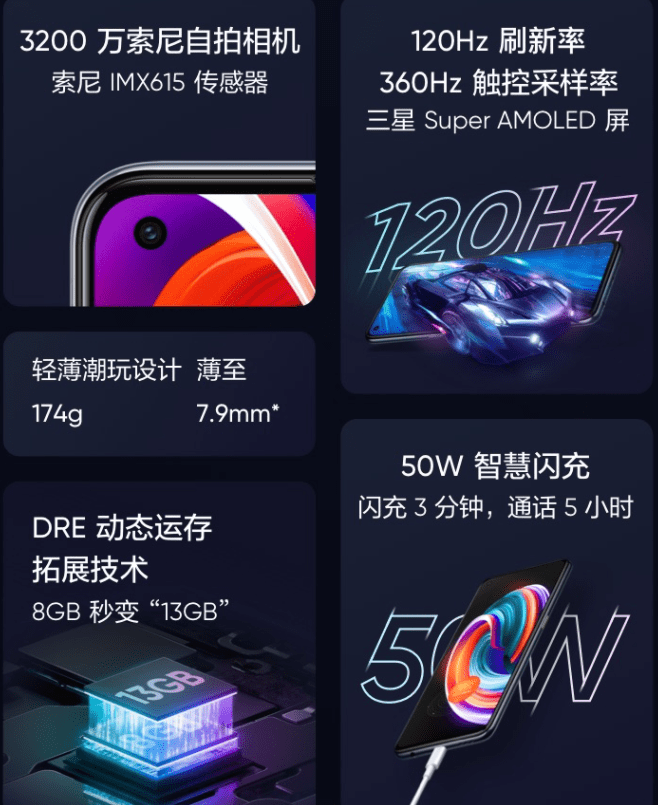 年延保|realme 真我 Q3 Pro 狂欢版 618 大促：骁龙 768G，到手1449 元