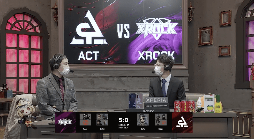 密码机|第五人格2021IVL夏季赛常规赛 ACT vs XROCK 第二局