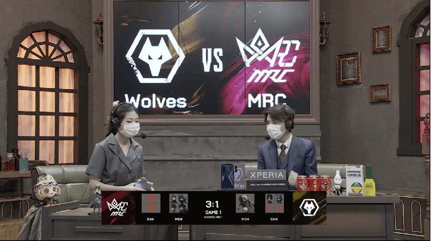 前锋|第五人格2021IVL夏季赛常规赛 Wolves vs MRC 第一局