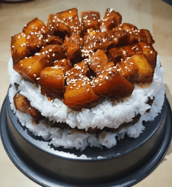 谁发明的红烧肉蛋糕?这也太诱人,父亲节下饭操作_五花肉