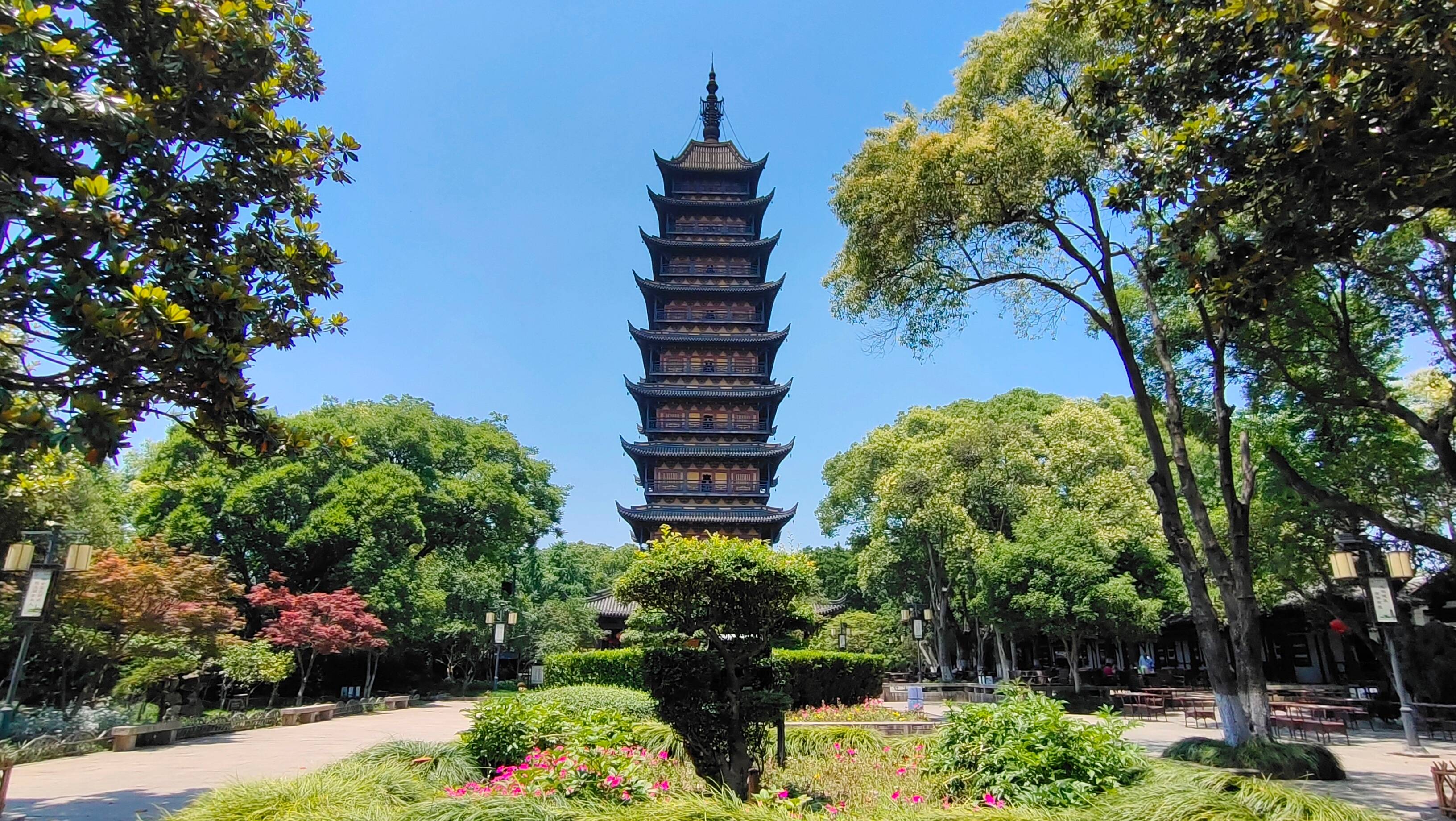 不是上海松江方塔园三哥带你游览江苏常熟方塔园皇家园林神韵