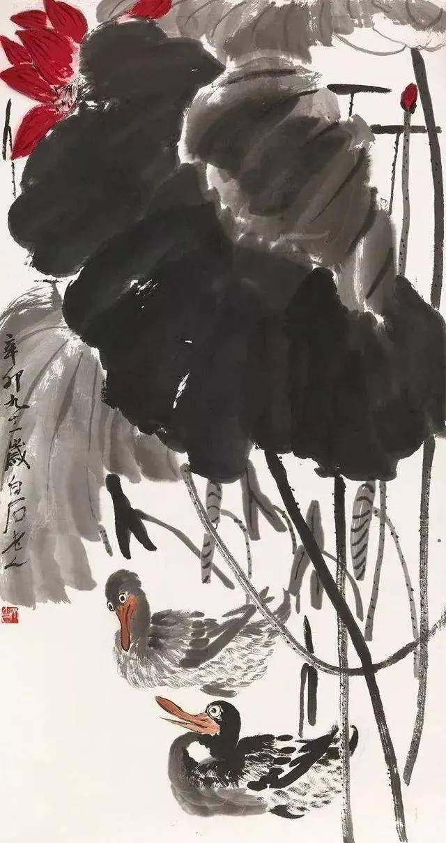 齐白石之荷,满满的夏意