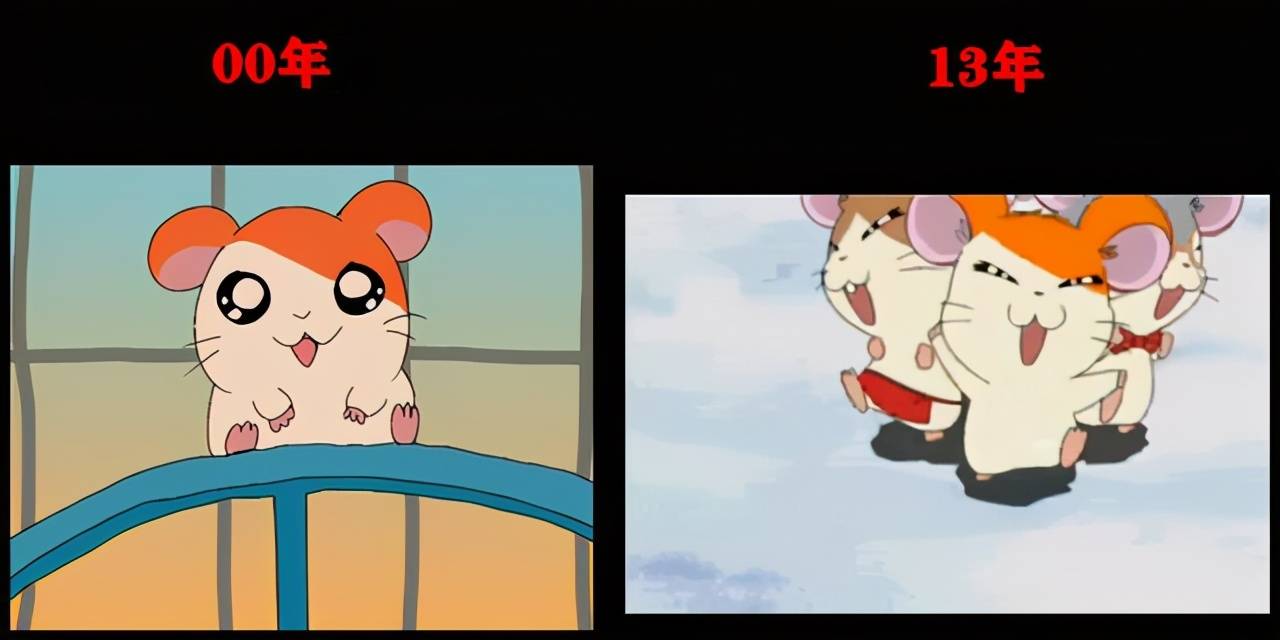 对比|动漫新老画风对比,宇宙战舰仿佛整容,鬼太郎毫无变化