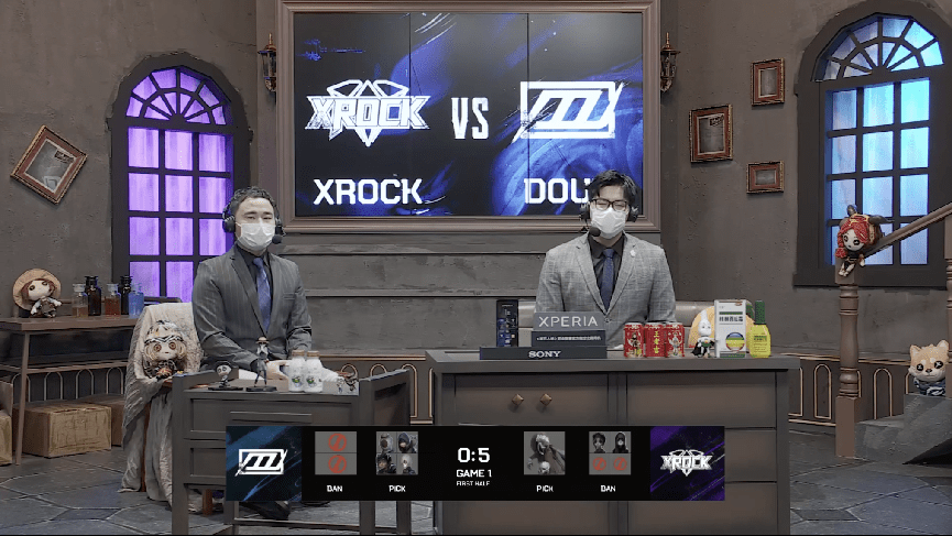 干扰|第五人格2021IVL夏季赛常规赛XROCK vs DOU5第一局