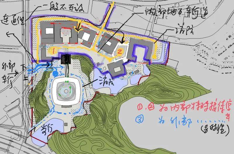 ▍超重力离心实验装置▍大禹陵手绘草图董老师的日常建筑设计工作之余