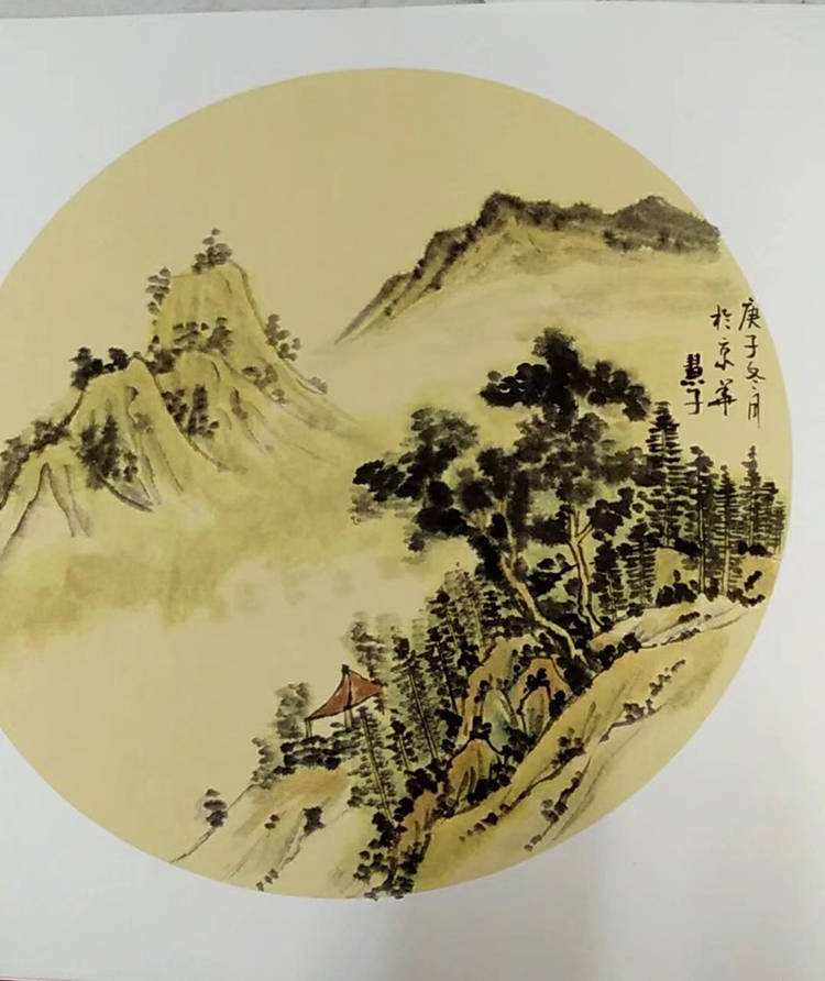 画家慧子——使传统的山水画焕发出时代的光彩_书画