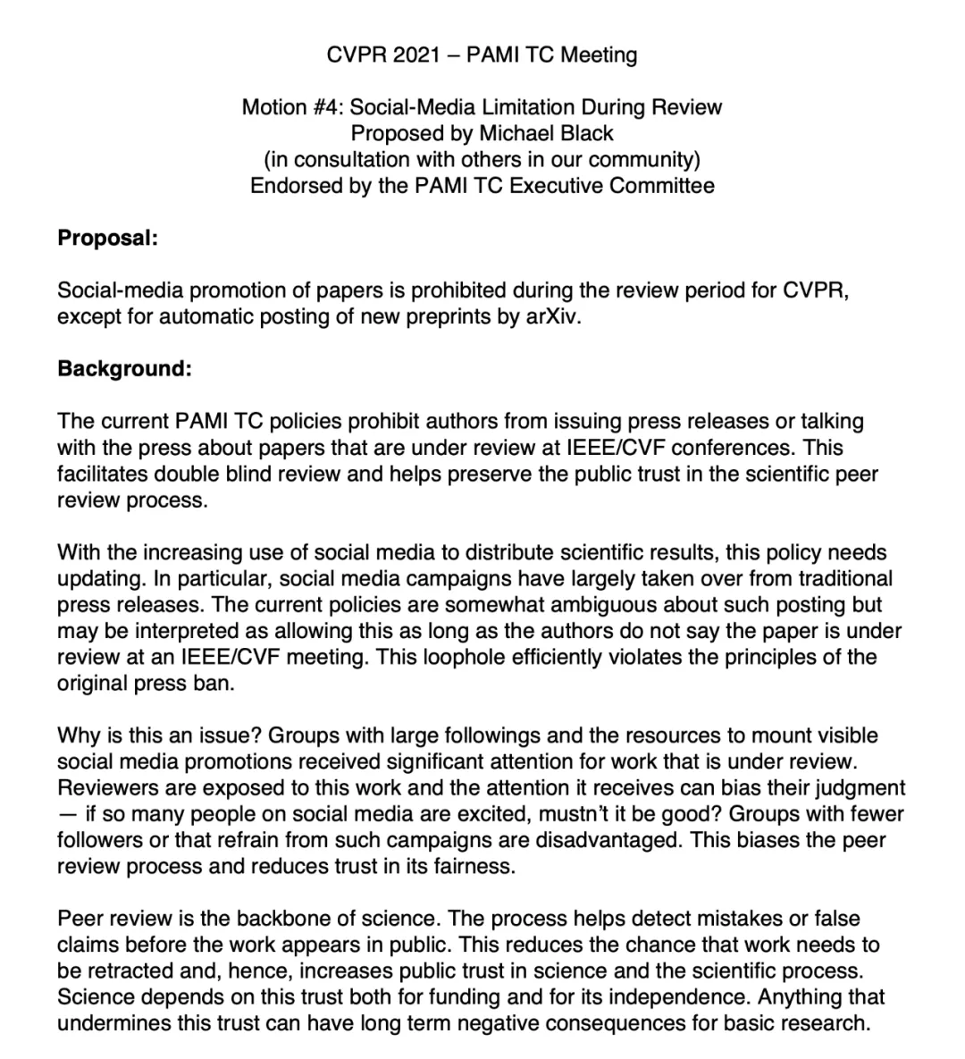 社交|CVPR新规严禁审稿期间公开宣传论文，可发arXiv，LeCun：疯了吧