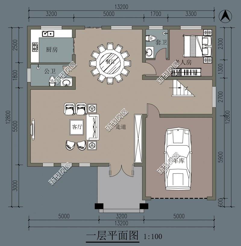 建築情況:共設4室 2廳 4衛 1廚 1玄關 1起居室 1衣帽間 1雜物間 1陽臺